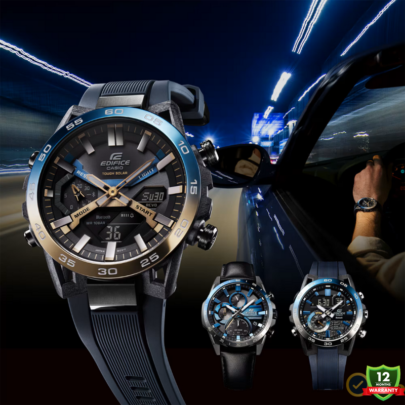 ECB-1012578 N91 EDI_FICE Silver Black Dial Watch Series.