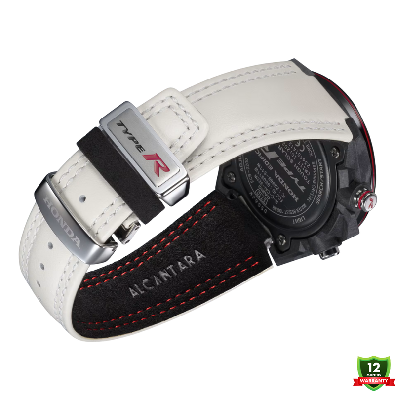 ECB HONDA-10125780 N91 TOM’s White Honda Dial Watch.