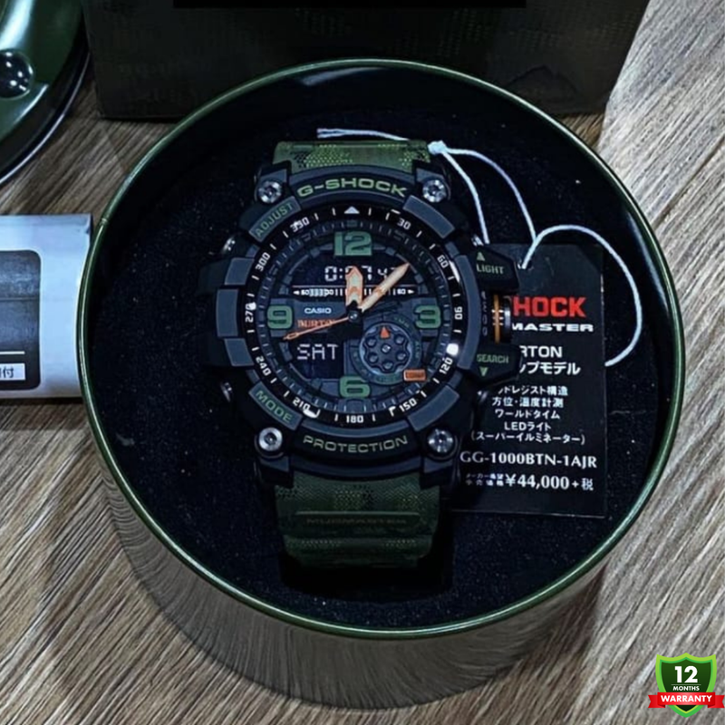 AXF-1012585 N91 Mud Master Green Black Dial Solar Watch.
