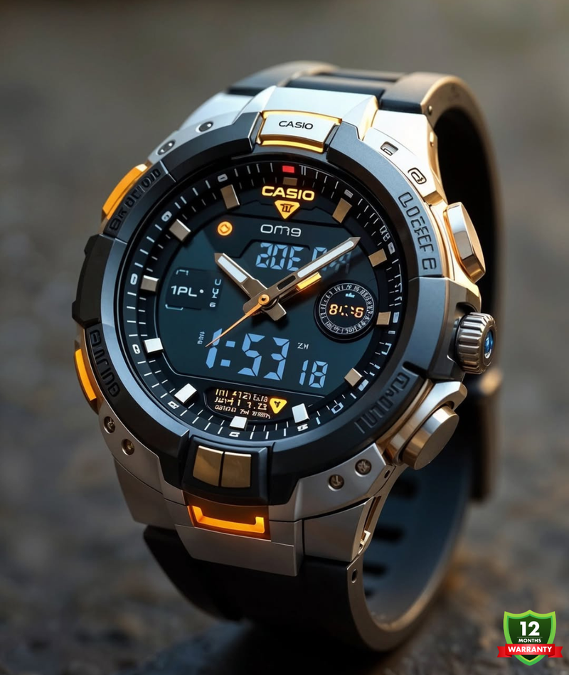 CG-1012572 N91 Series Pro Trek Solar Watch – Black Edition.