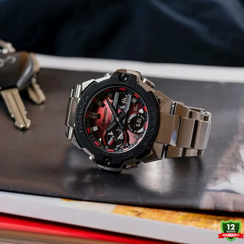 AXI-101256 11P Silver Red Dial New Model Watch.